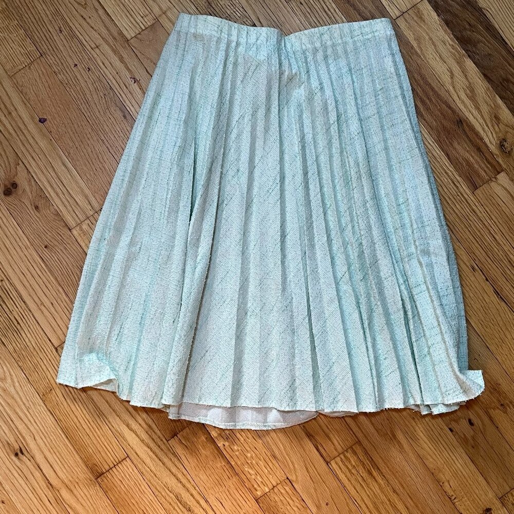 1970' polyester pleated skirt